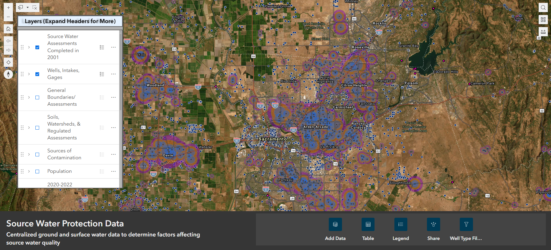 Source Water Protection Map Experience